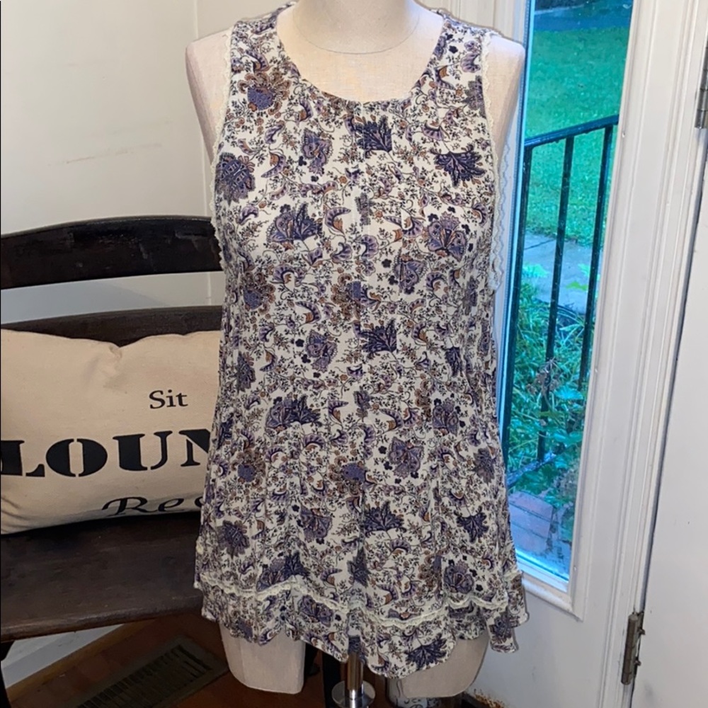 Floral tunic